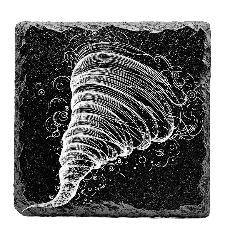 Engraved Tile - Custom ceramic engraving